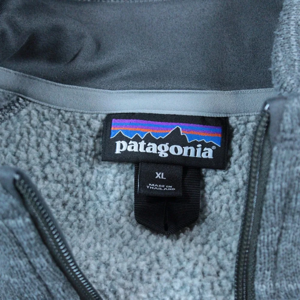 Patagonia 1/4 Zip Mens XL Better Sweater Pullover Heather Gray Fleece Jacket